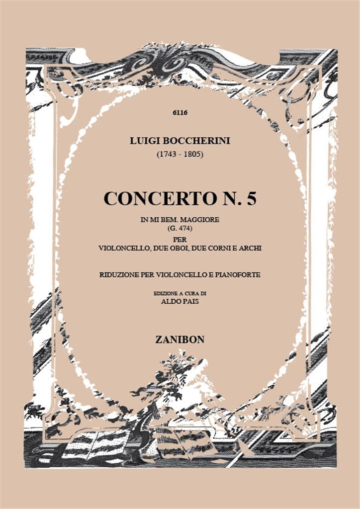 Concerto N. 5 (E flat Major) G.474